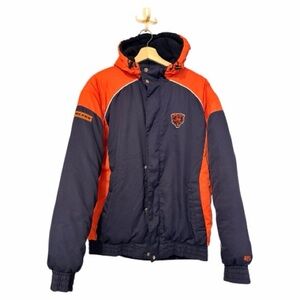 Chicago Bears NFL Team Apparel Hooded Jacket Size L